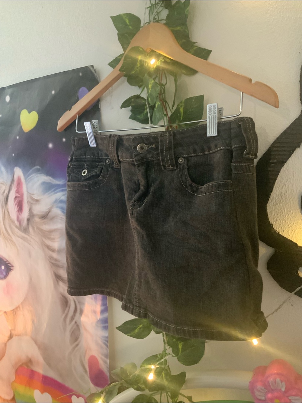 Guess Dark Indigo Denim Skirt ⭐️